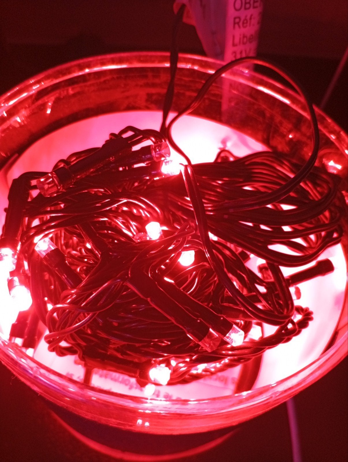 guirlande lumineuse rouge extérieur intérieur, Divers, Enlèvement ou Envoi