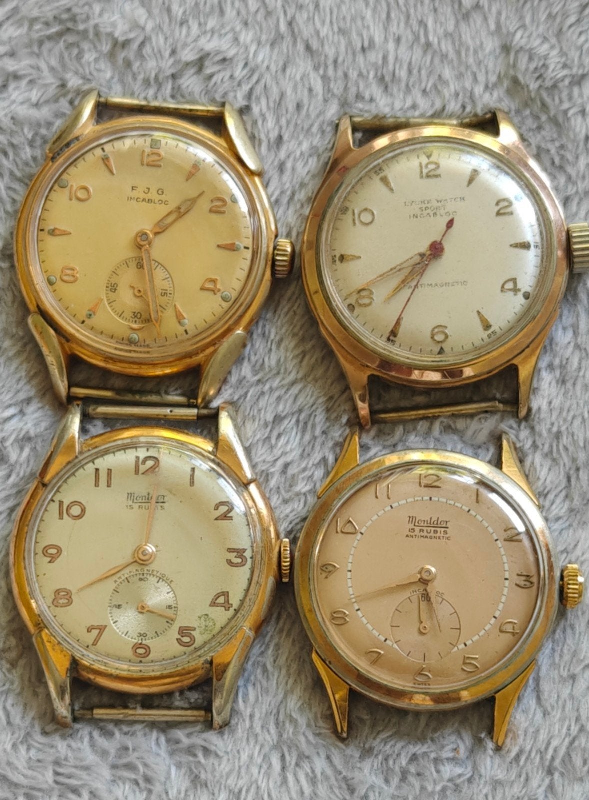 Vintage horlogeset, Antiek en Kunst, Ophalen of Verzenden