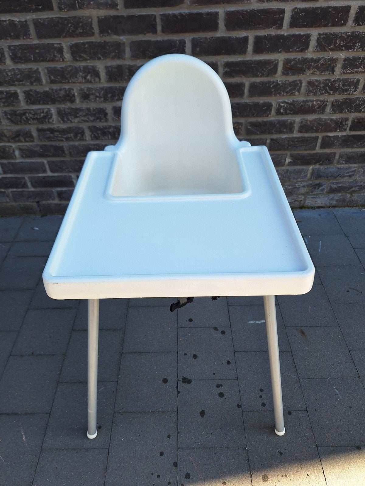 ikea eetstoel antilop met tafelblad, Enfants & Bébés, Enlèvement, Comme neuf, Plateau amovible