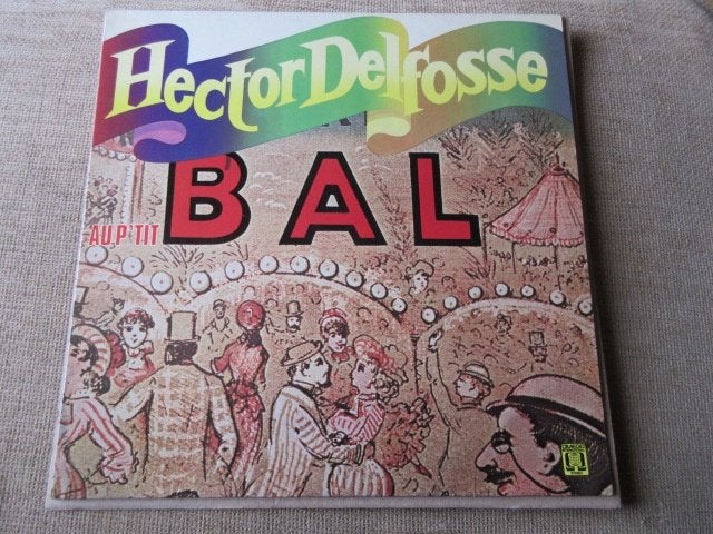 LP Original Hector Delfosse Au p'tit bal  Accordeon, Pressage original, Enlèvement ou Envoi, Utilisé, 12 pouces