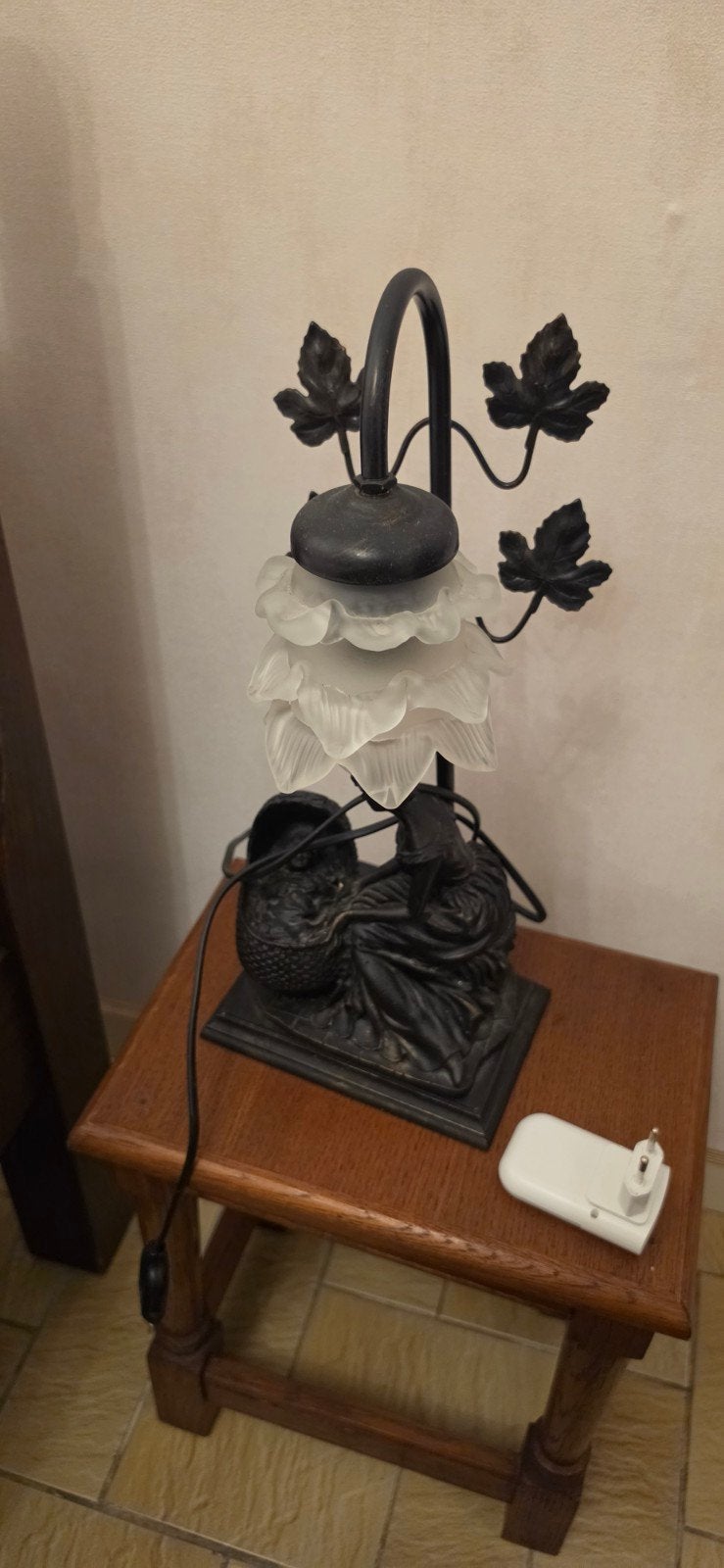 nachtlamp, Ophalen