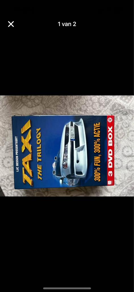 DVD Box Taxi 3 films, CD & DVD, DVD | Action, Comédie d'action, Tous les âges, Coffret, Comme neuf