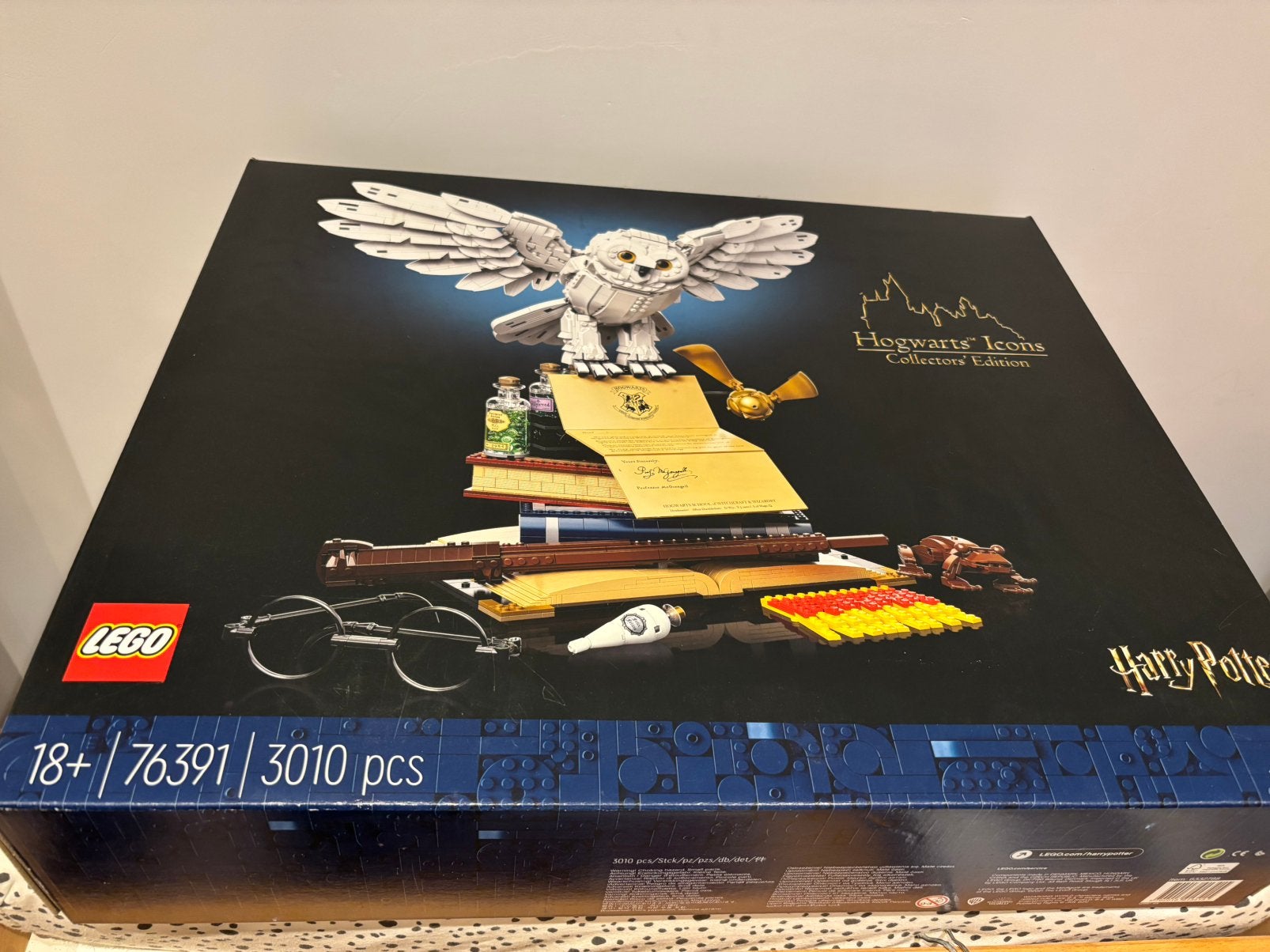 Lego 76391 harry Potter hogwarts icons (sealed), Ophalen, Zo goed als nieuw, Lego, Harry Potter