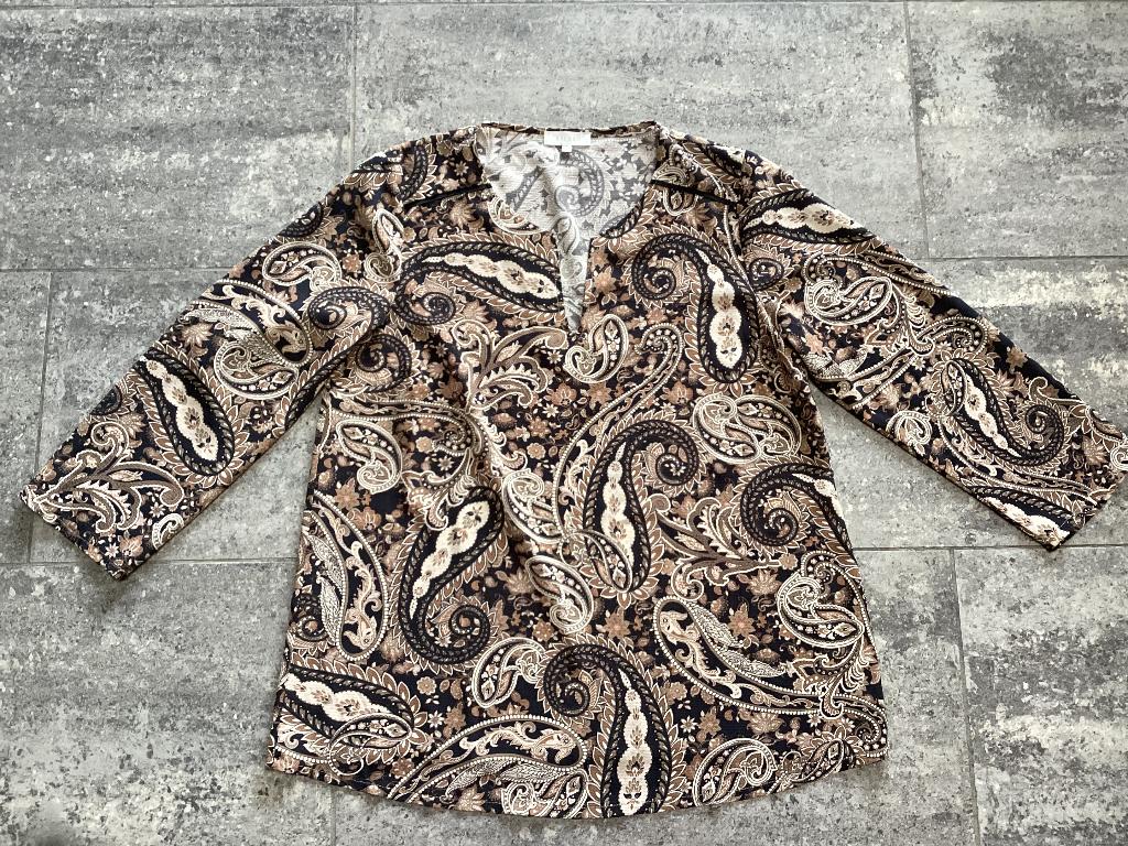 Blouse Bel & Bo 40/42, Enlèvement ou Envoi, Bel & Bo, Brun, Taille 42/44 (L)