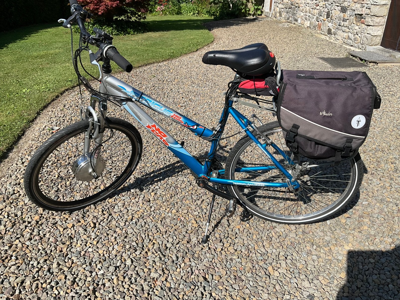 Elektrische ondersteuningsfiets voor dames, Gebruikt, Vering, Velgrem, 47 tot 51 cm