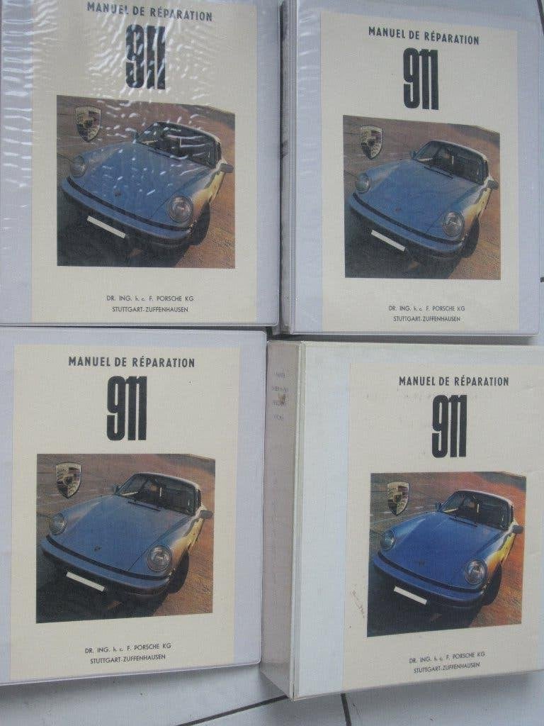 Manuel de réparation Originaux Porsche 911 rarissime, Enlèvement