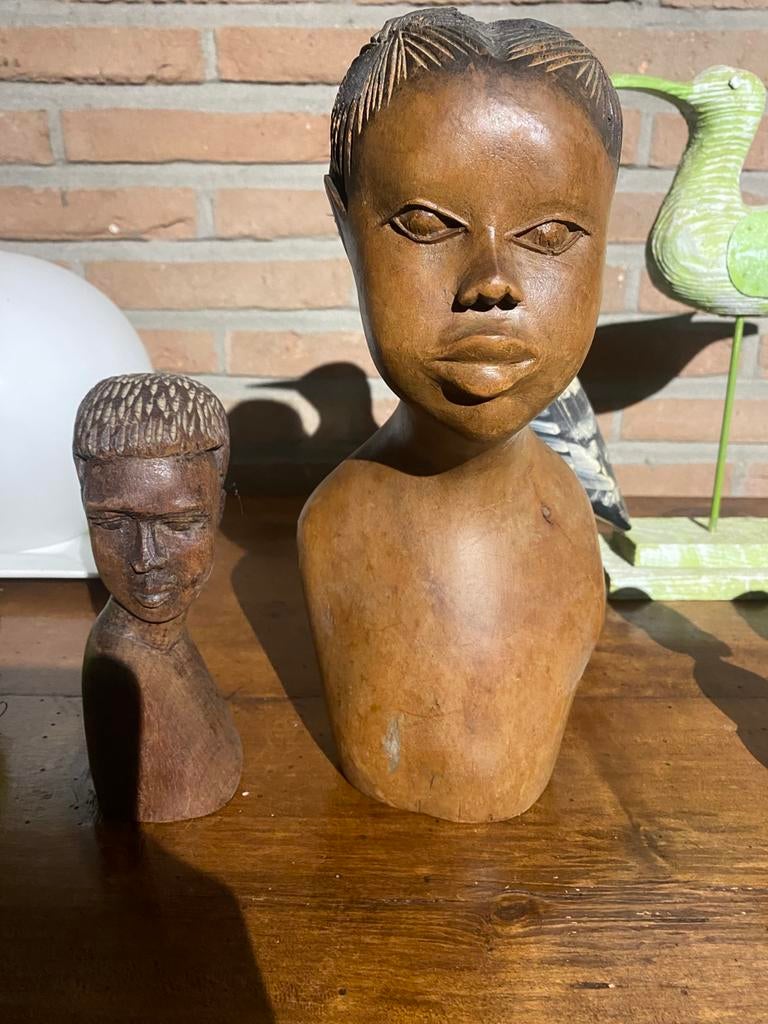 Afrikaanse beelden, Antiek en Kunst, Ophalen of Verzenden