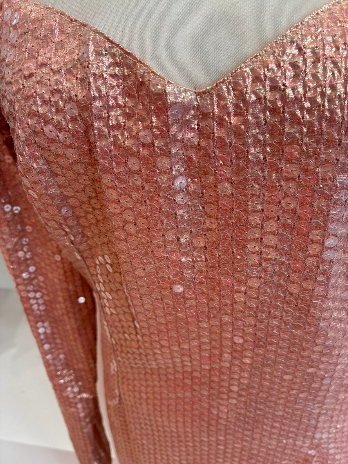 Robe Marlene Dietrich unique à paillettes faite main, Enlèvement, Comme neuf