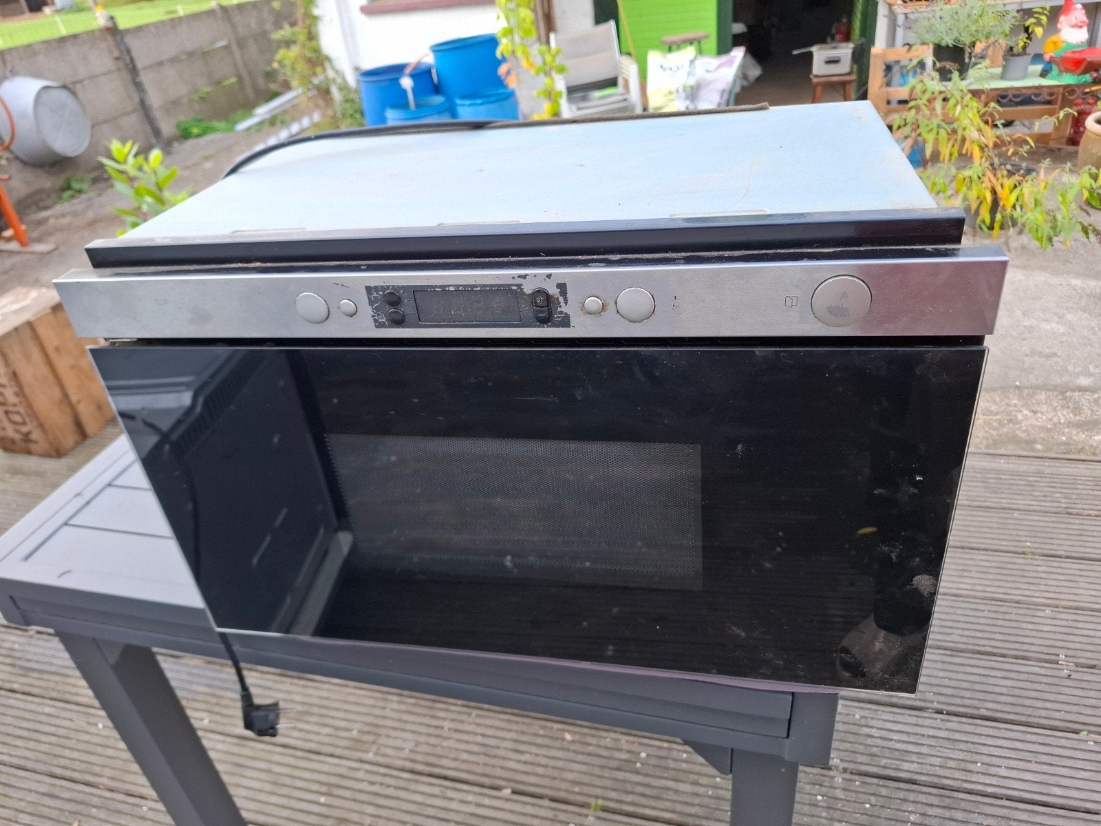 Microgolfoven inbouw, Elektronische apparatuur, Ophalen, Microgolfoven, Inbouw, Draaiplateau