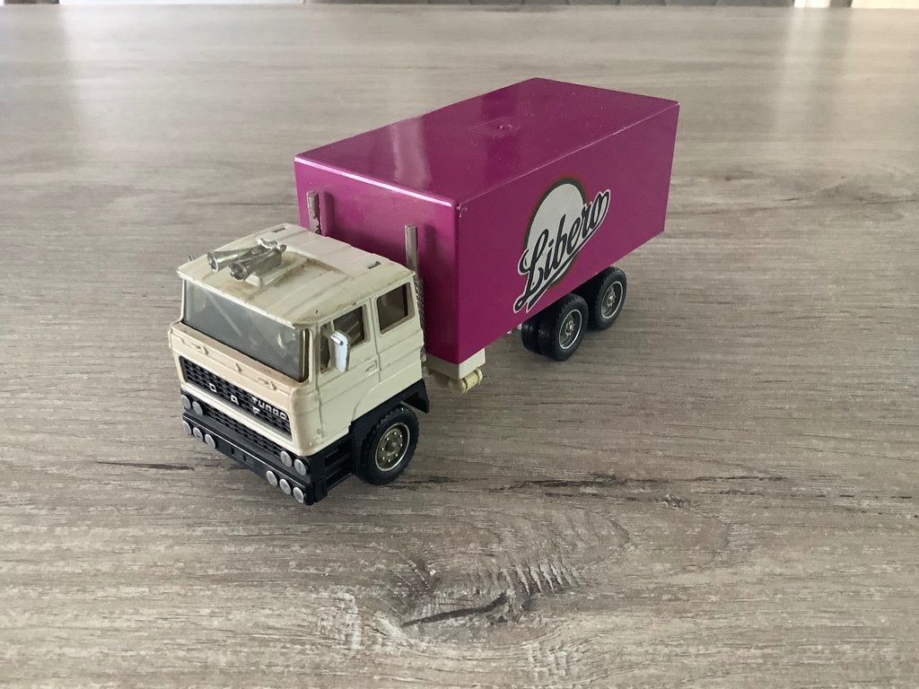 Camion Solido miniature D.A.F. 2800 (échelle 1/43), Enlèvement ou Envoi, Utilisé, Bus ou Camion, Solido