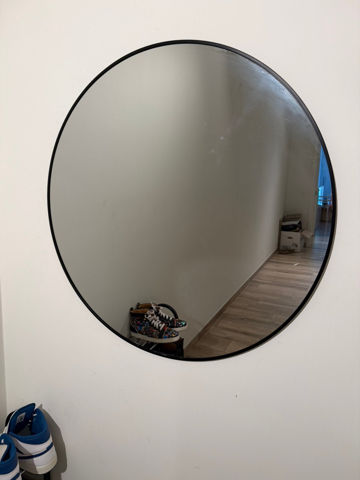 Mooie ronde spiegel te koop, Enlèvement, Comme neuf