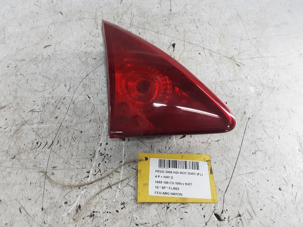 PANNEAU ARRIÈRE GAUCHE AVEC LAMPE Peugeot 3008 I (0U / HU), Mevr. I. Hauben, Utilisé, Rue de l'Espoir 34 34
4030  GRIVEGNÉE, BE