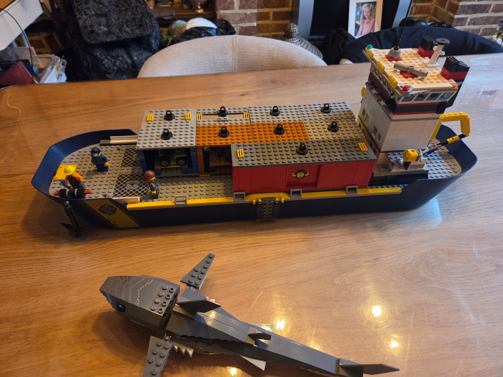 te koop lego container schip moc, Ophalen