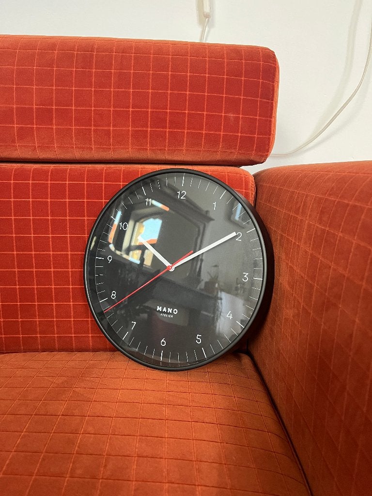 Horloge murale, Maison & Meubles, Accessoires pour la Maison | Horloges, Noir, Enlèvement, Horloge murale, Mouvement silencieux