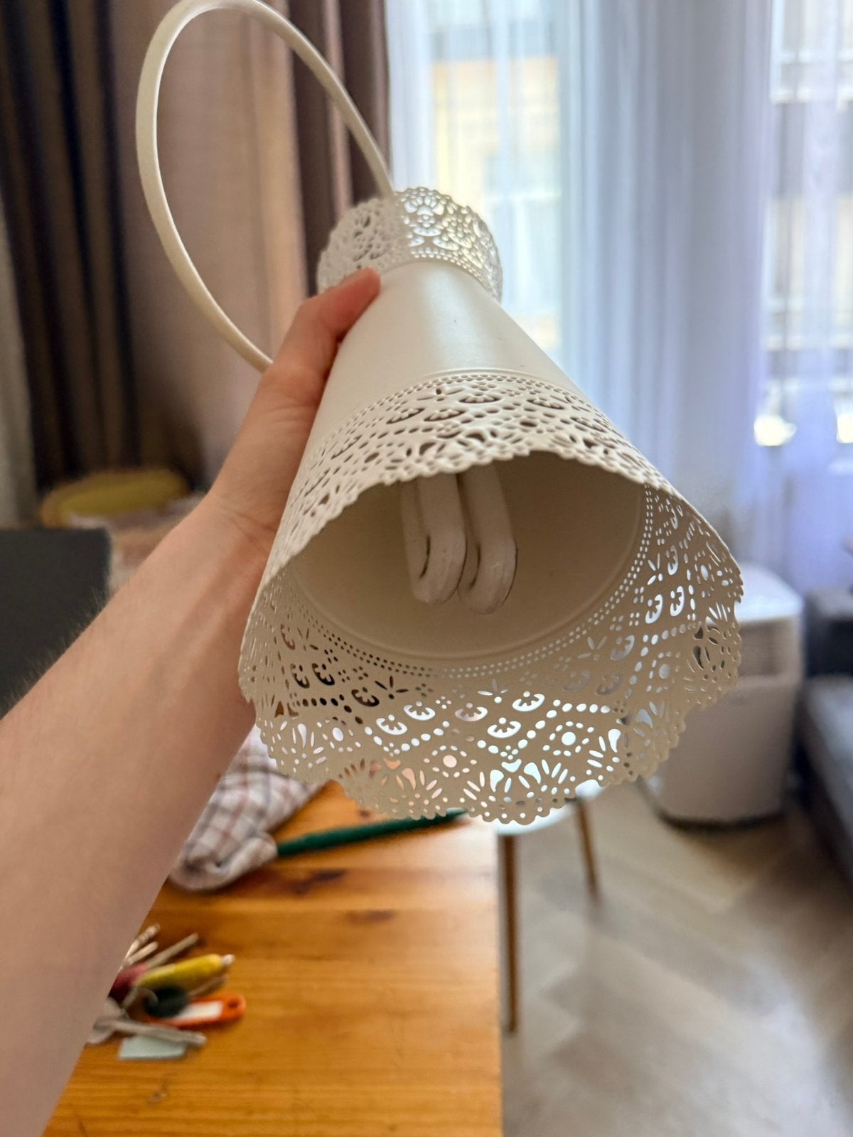Lampen, Ophalen, Zo goed als nieuw