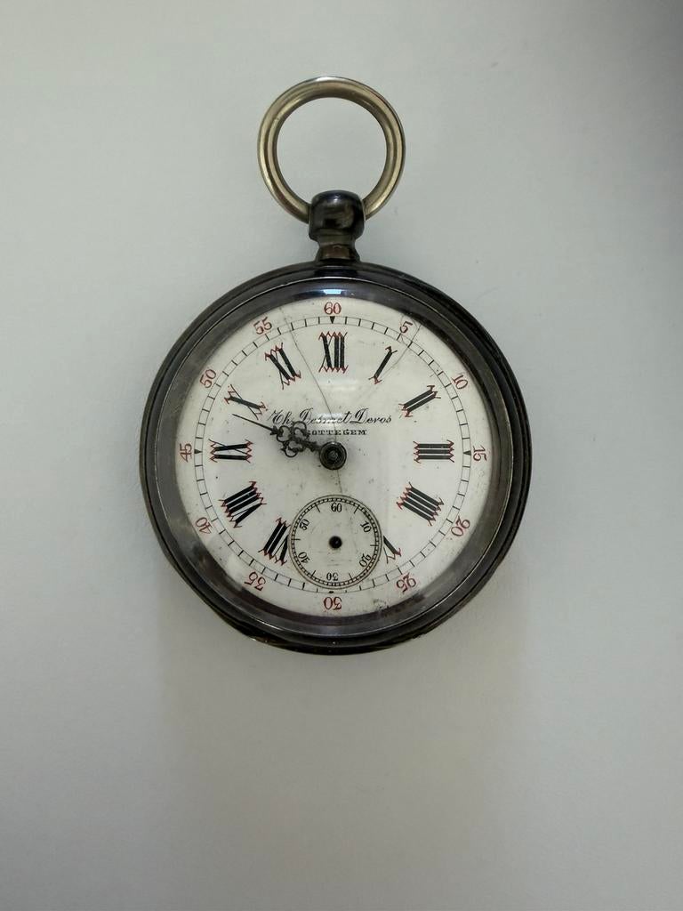 Horloge, Handtassen en Accessoires, Horloges | Antiek, Ophalen of Verzenden, Zakhorloge