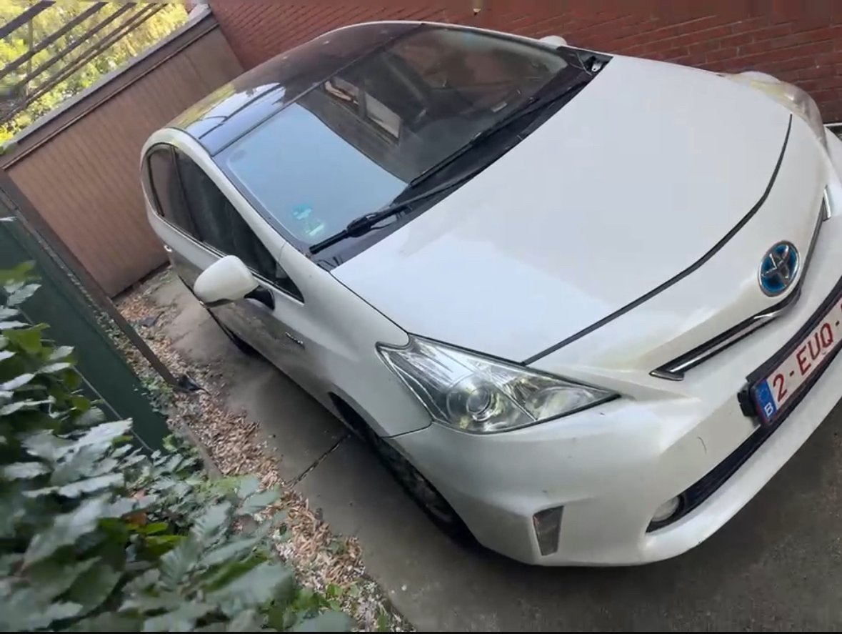 Toyota prius+ 7 zitplaats, Autos, Toyota, Particulier, Prius, 5 portes, Automatique, Blanc, Noir, Cuir, Enlèvement