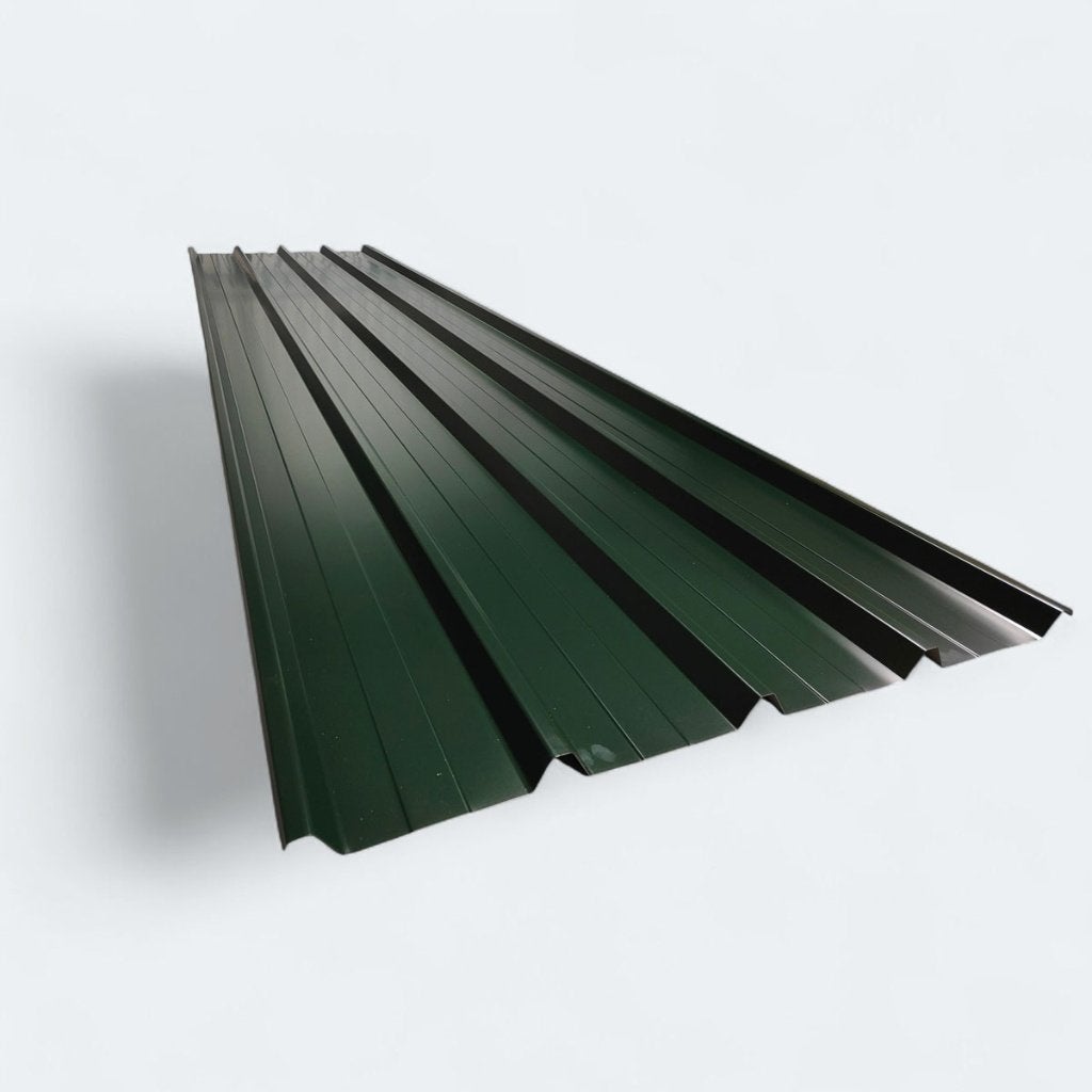 DAK en WANDPLAAT niet geïsoleerd donker groen RAL 6009, Doe-het-zelf en Bouw, Overige kleuren, Zo goed als nieuw, 15 m² of meer