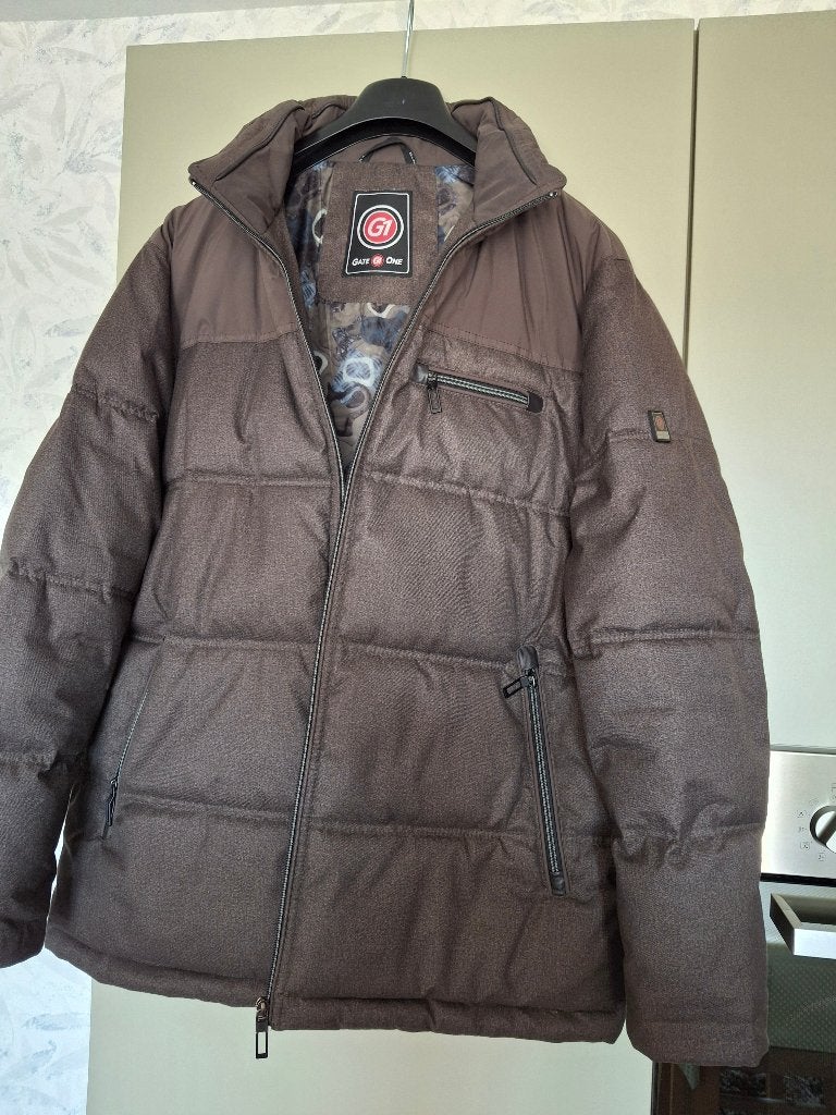 Heren jas, Kleding | Heren, Bruin, Maat 56/58 (XL), Zo goed als nieuw, Gate One