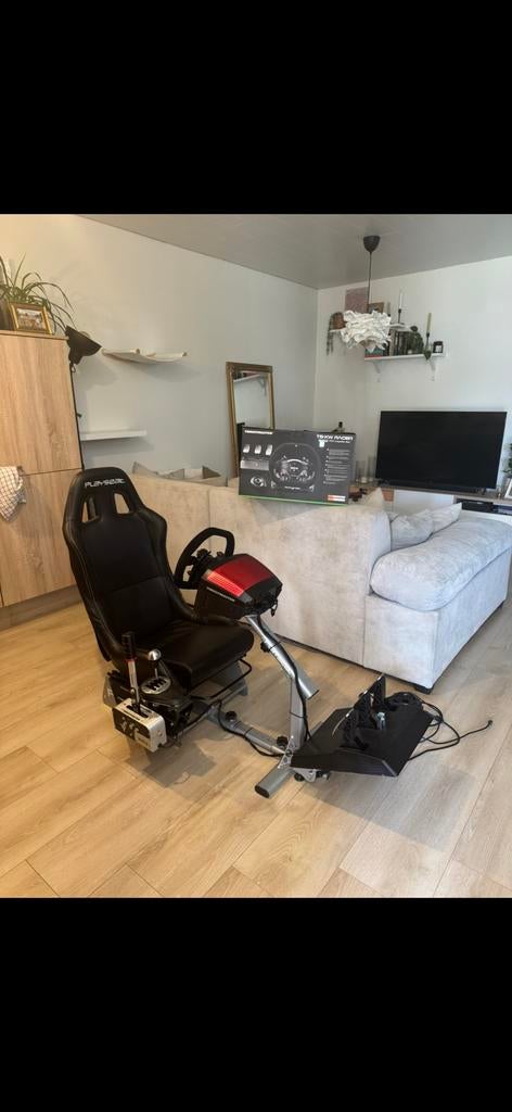 Thrustmaster TS-XW sparco platseat, Games en Spelcomputers, Spelcomputers | Sony Consoles | Accessoires, Zo goed als nieuw, Playseat of Racestoel