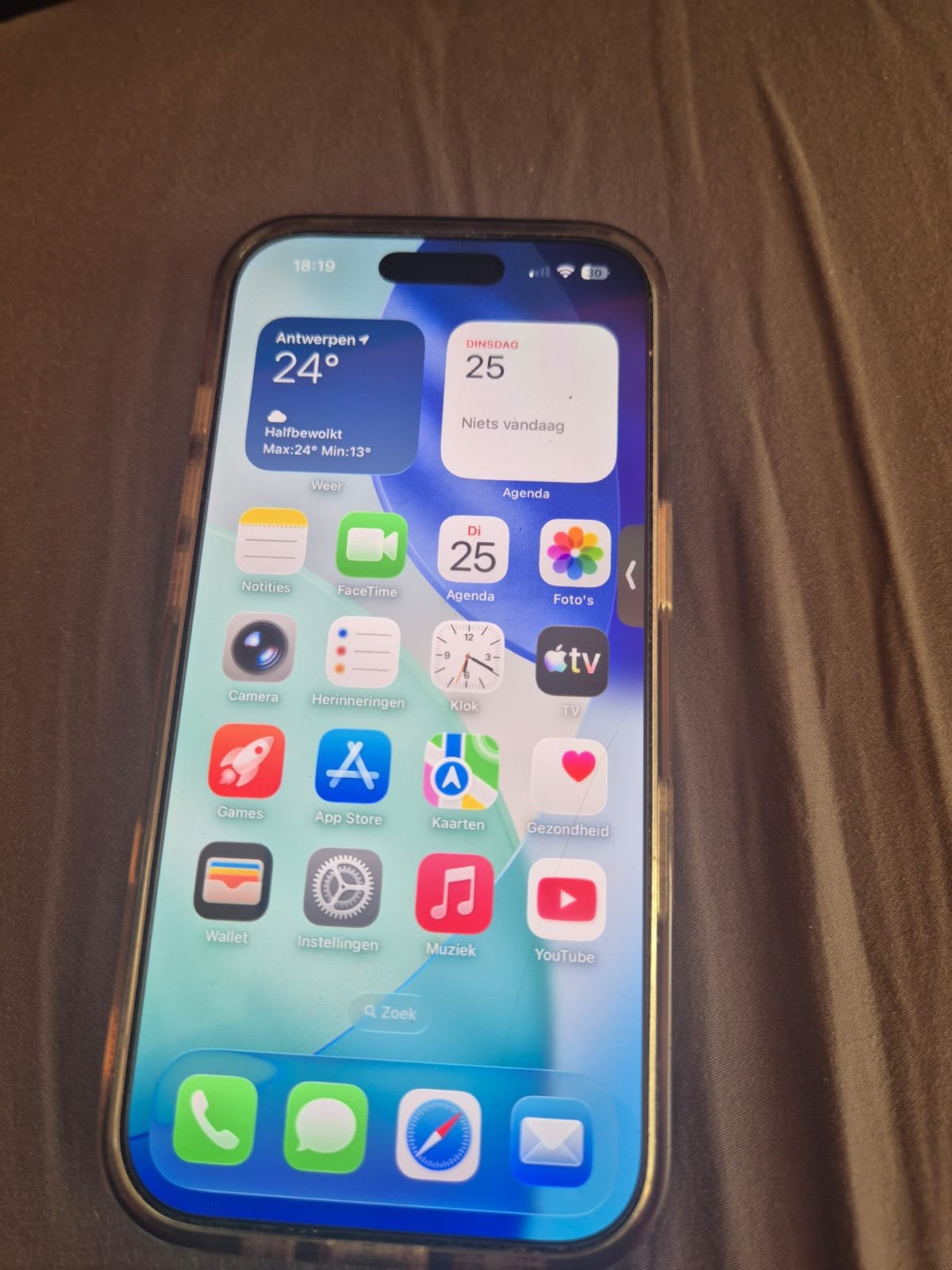 Iphone 17 mistblauw 256GB, Ophalen, Zo goed als nieuw