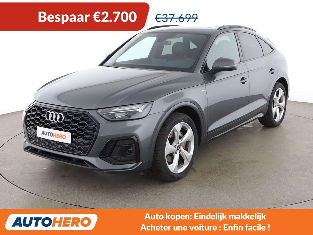 Audi Q5 35 TDI Mild-Hybrid S line (bj 2022, automaat), Auto's, Gebruikt, Q5, Alcantara, 120 kW