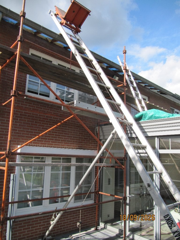 Haemmerlin ladderlift, Ophalen, Gebruikt, Bouwlift