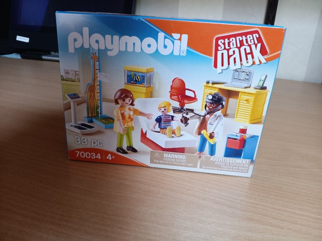 playmobil Starter Pack bij de kinderarts nr 70034, Ophalen, Complete set, Overige typen, Nieuw