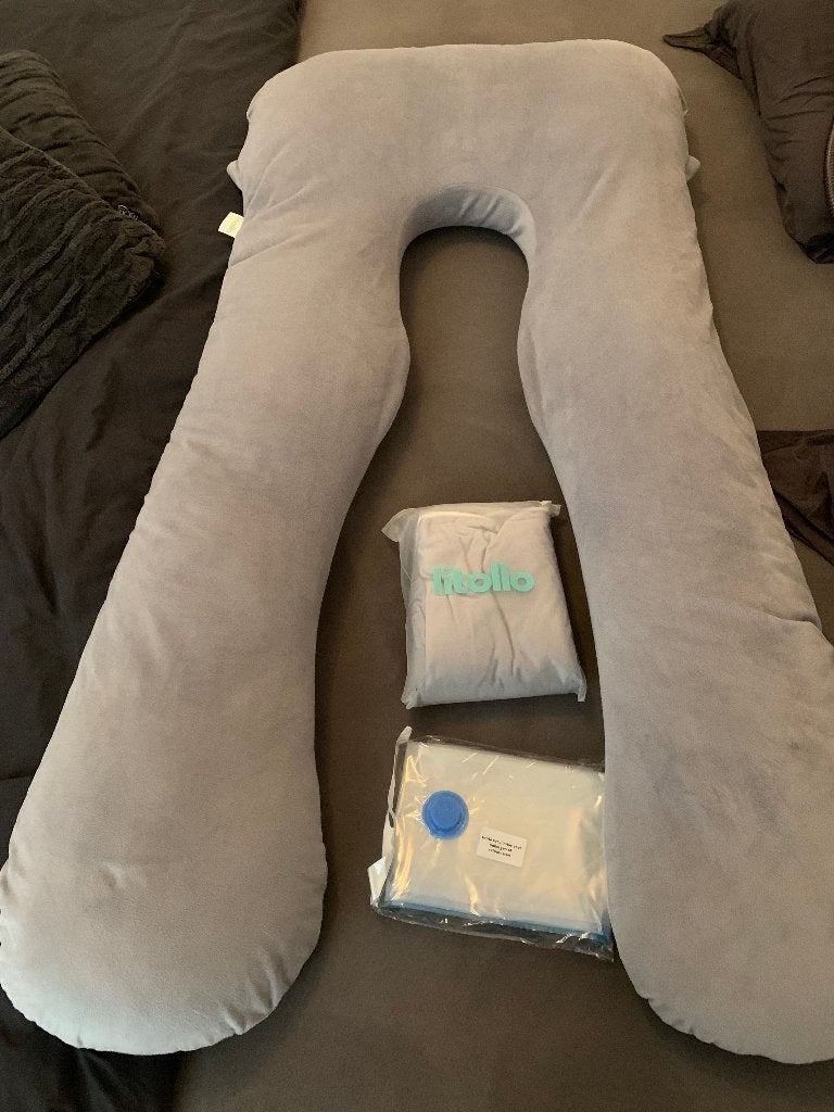 Litollo zwangerschapskussen met extra cover en opslagtas, Kinderen en Baby's, Babyvoeding en Toebehoren, Ophalen, Overige merken