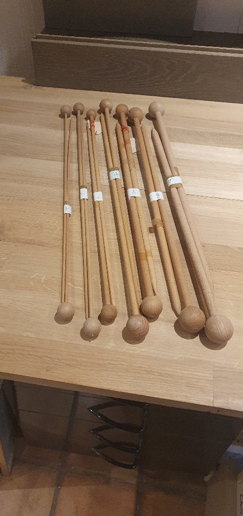Aiguilles à tricoter en bois, Enlèvement, Neuf, Tricot