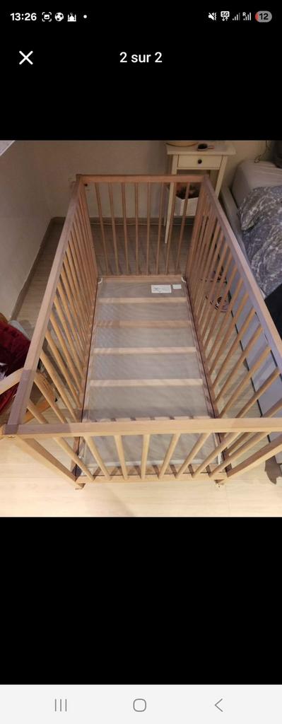 Lit barreau bebe ikea, Enlèvement, Comme neuf