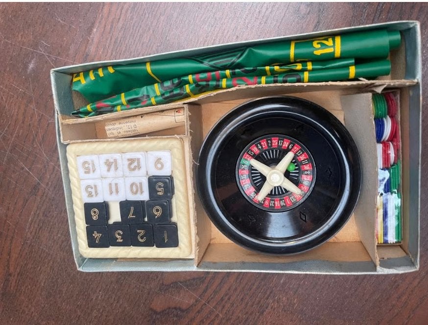 Vintage roulotte spel - Jeu de la roulette vintage, Enlèvement, Utilisé