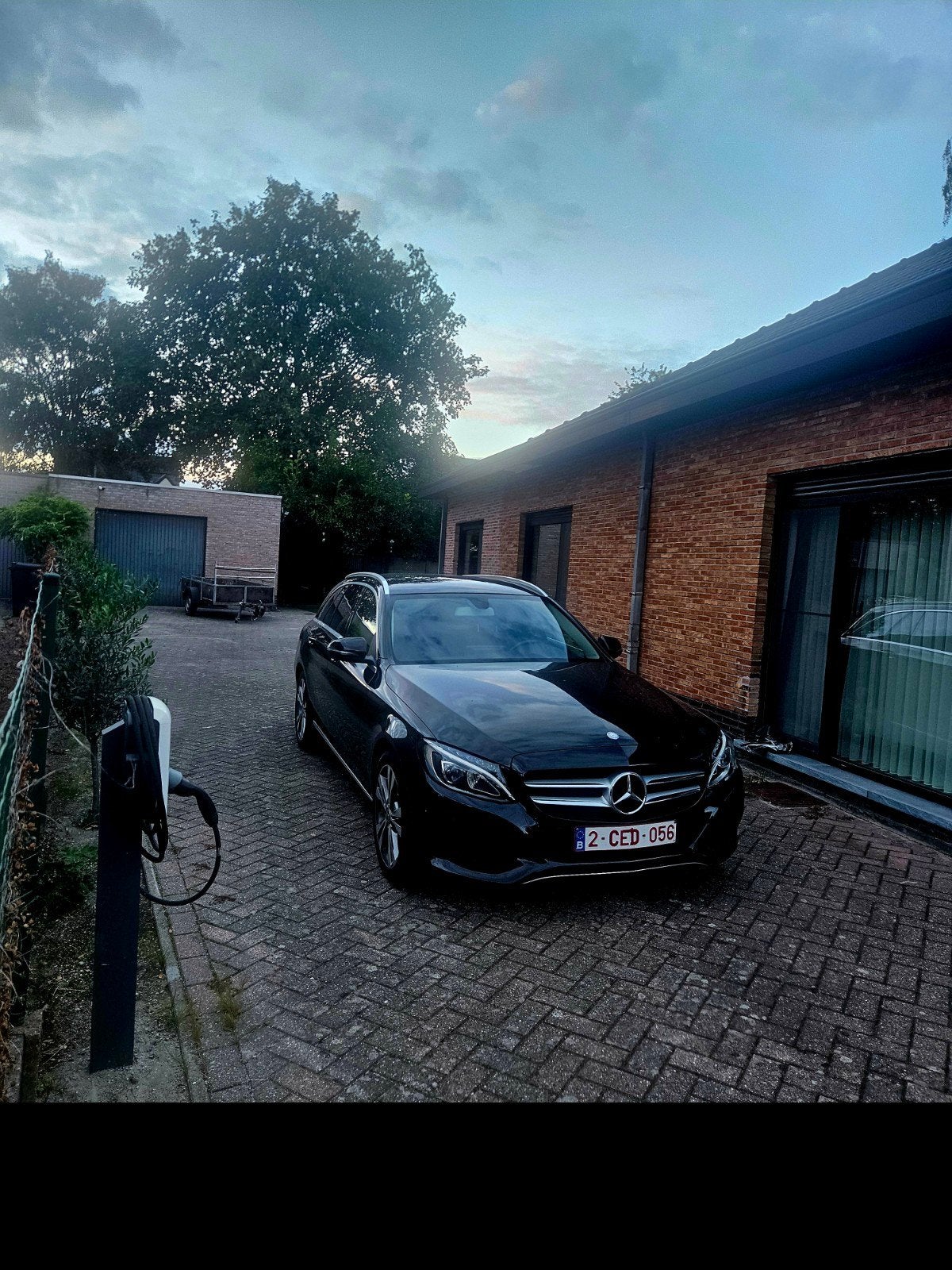 Mercedes C200D 2.2 automaat 2017, Auto's, Automaat, Zwart, Leder, 5 deurs