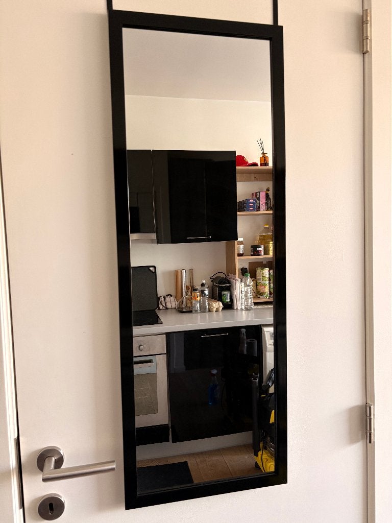 Spiegelset + kapstok zonder boren, Ophalen, Minder dan 50 cm, Zo goed als nieuw, Minder dan 100 cm