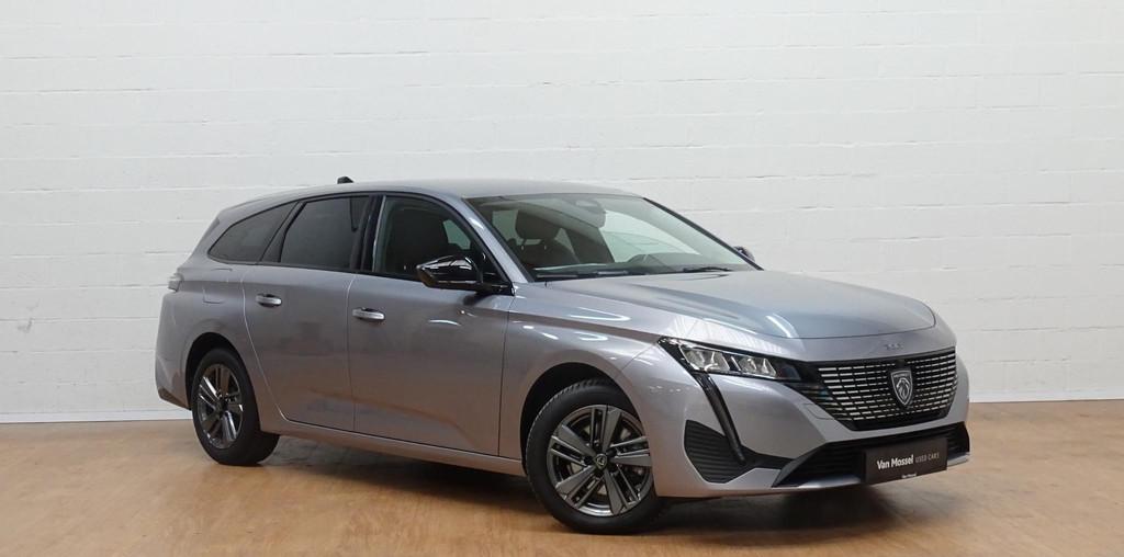 Peugeot 308SW 1.2T Allure automaat, Auto's, Stof, Gebruikt, Zwart, 3 cilinders