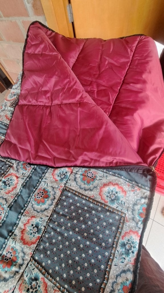 Sac de couchage, double face, Lestra Sport, 1,7-1,8 m, Caravanes & Camping, Enlèvement, Comme neuf