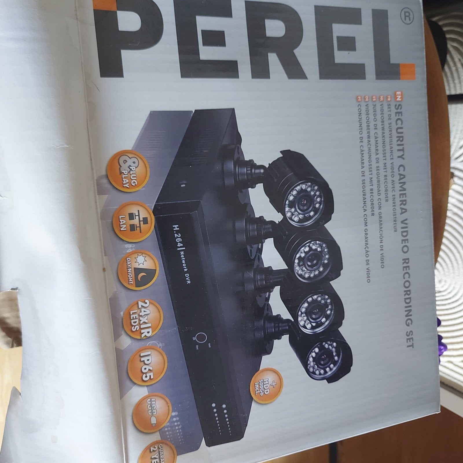 Perel CCTV - bewakingsset, Audio, Tv en Foto, Videobewaking, Ophalen, Nieuw, Binnencamera