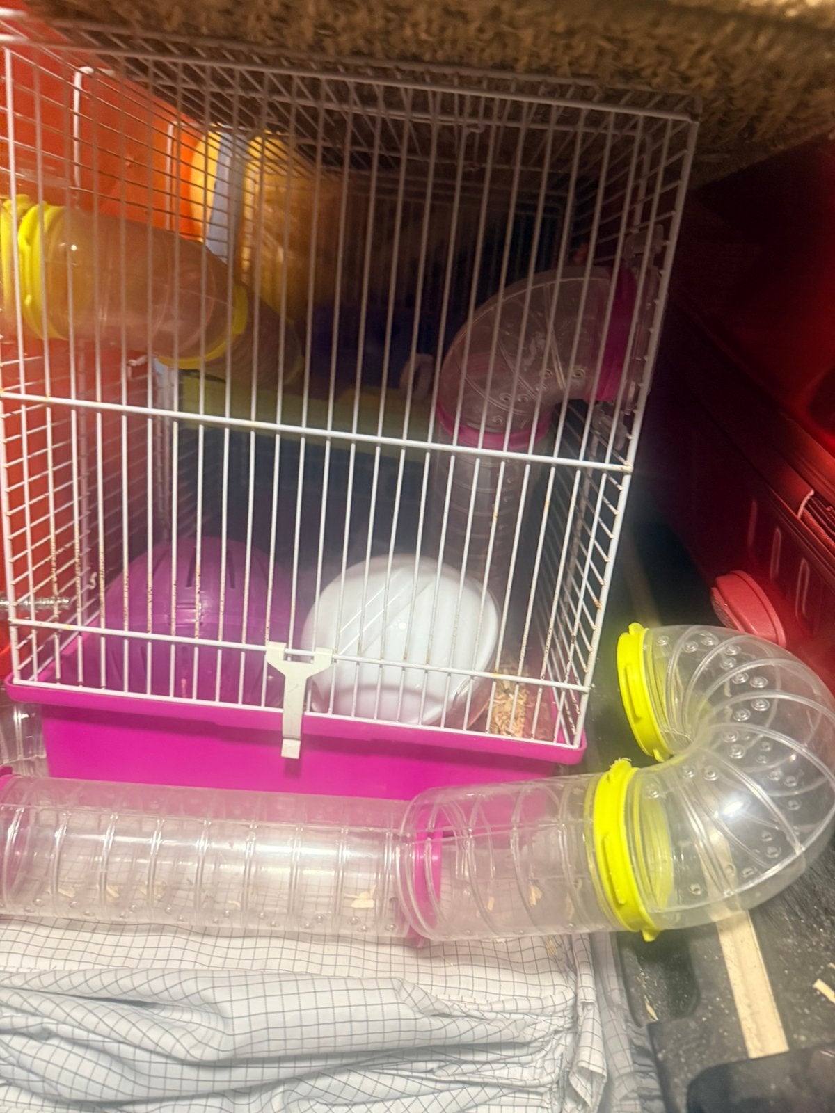 Cage hamster, Dieren en Toebehoren, Ophalen, Zo goed als nieuw, Kooi, Hamster