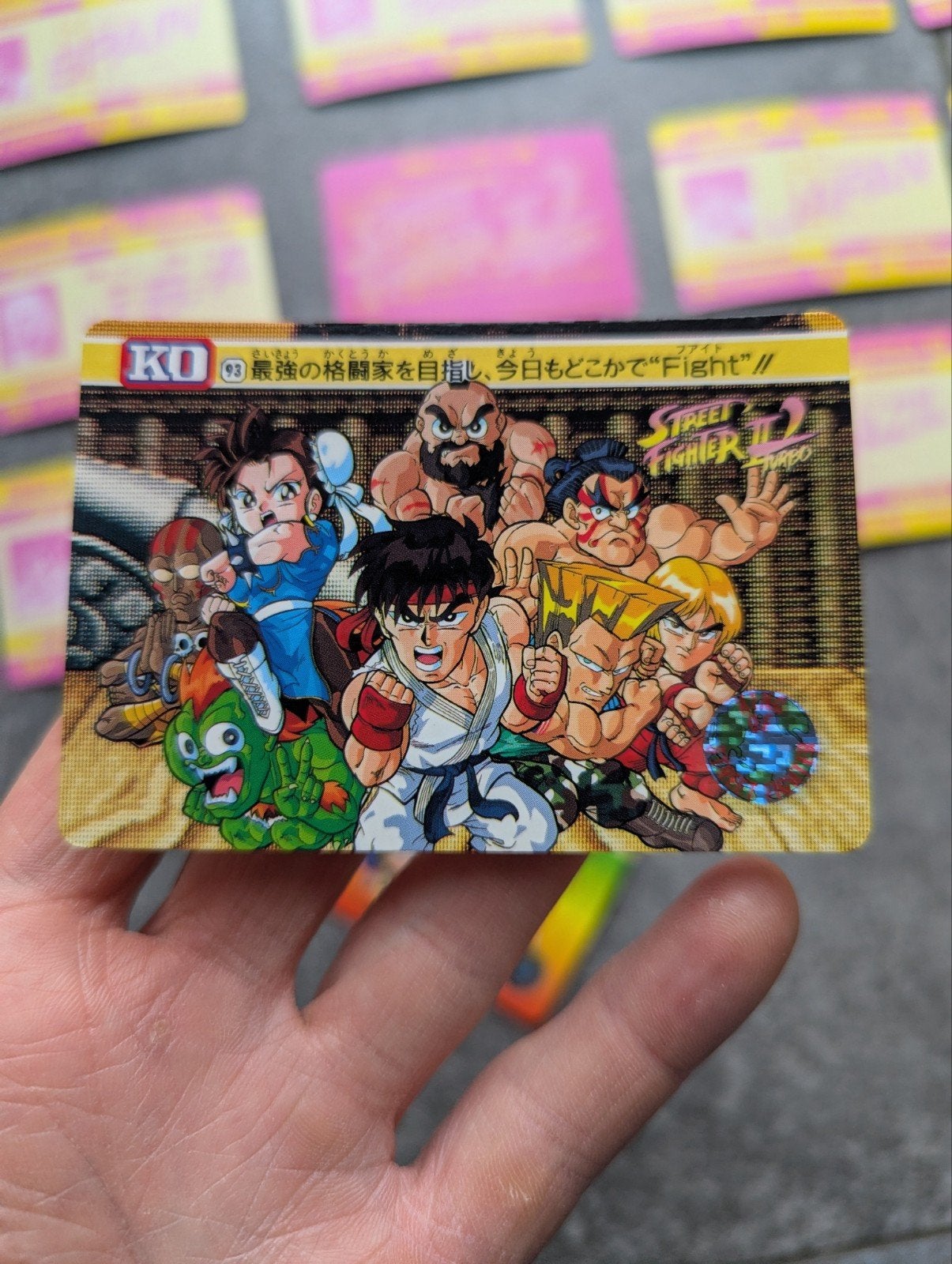 Street Fighter 2 Carddass Bandai 1993 deel 3 kaarten

Nmint, Ophalen of Verzenden