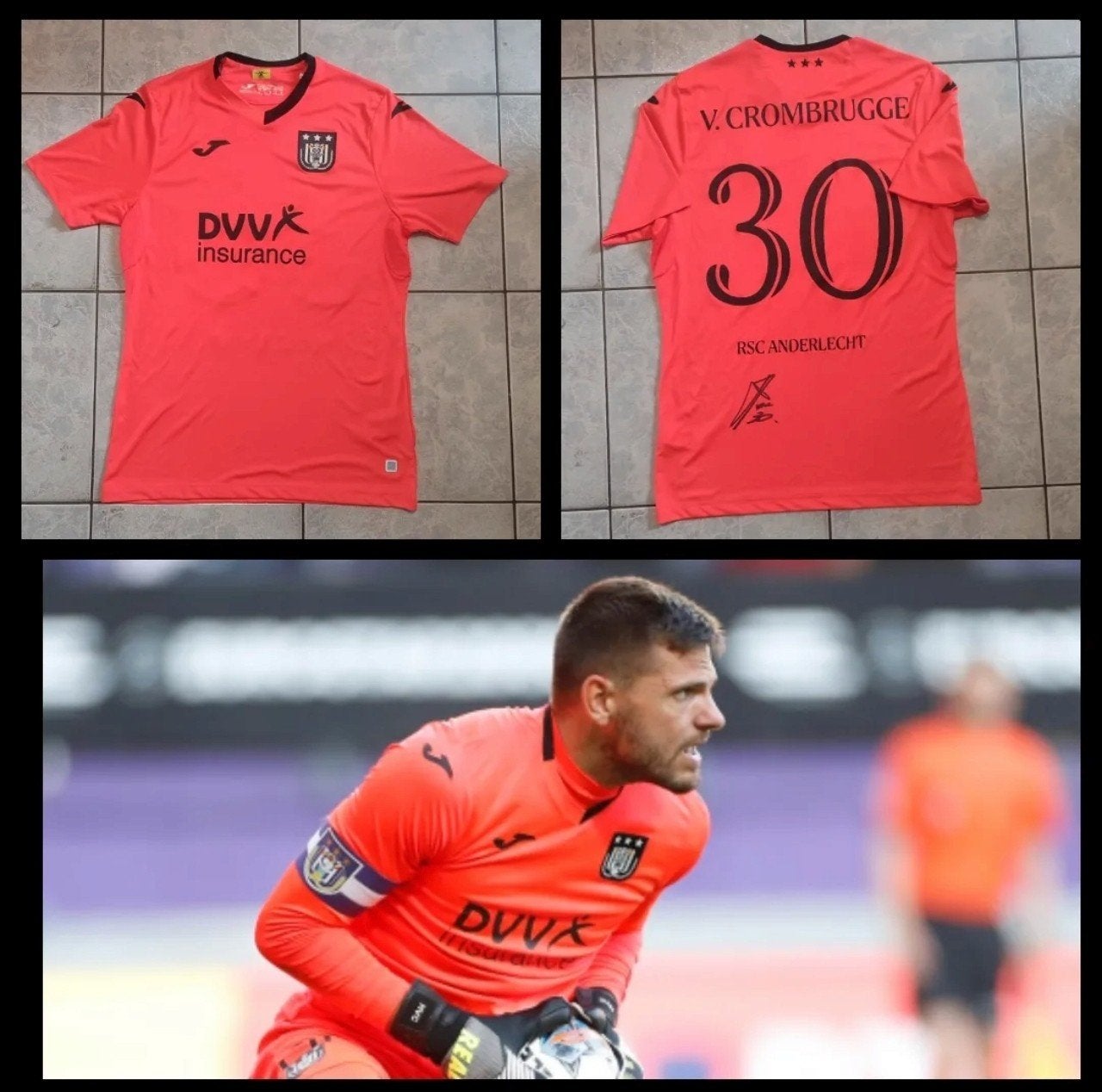maillot RSC Anderlecht shirt Van Crombrugge, Collections, Enlèvement ou Envoi