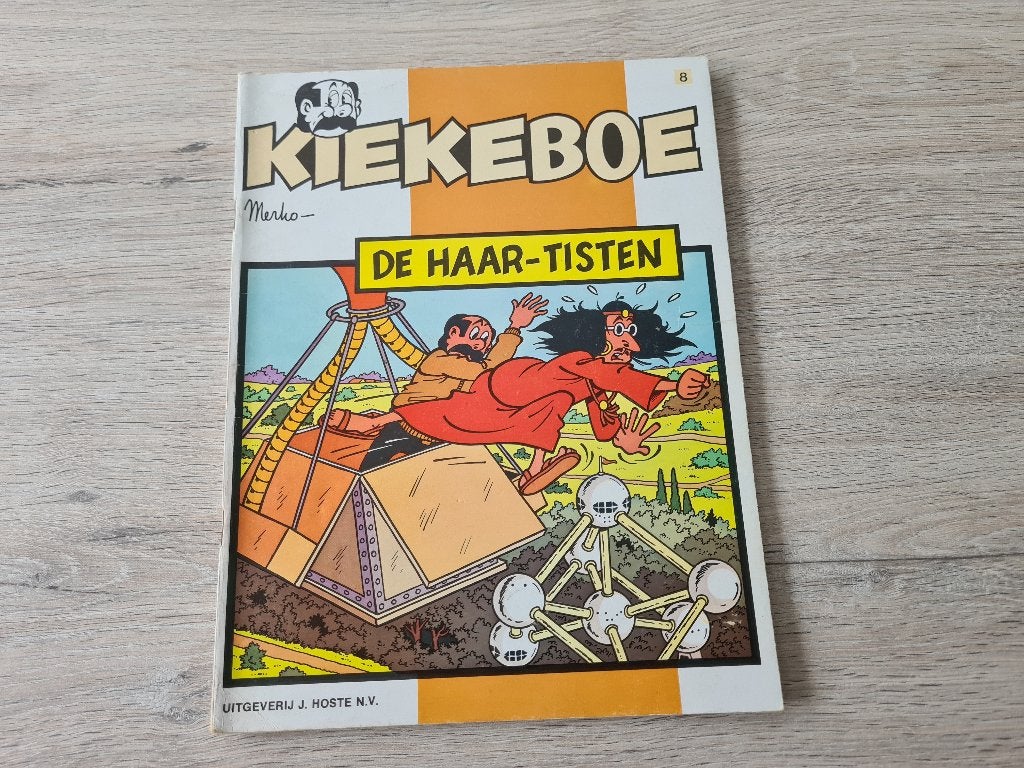 Kiekeboe 8. De Haar-tisten. Eerste druk, Boeken, Ophalen of Verzenden, Gelezen