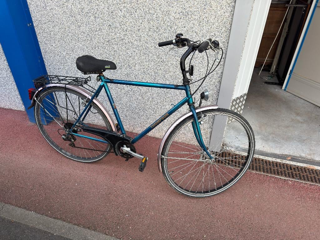 Vélo ville homme Thompson avec porte bagage, Enlèvement, Utilisé, Autres marques, Vitesses