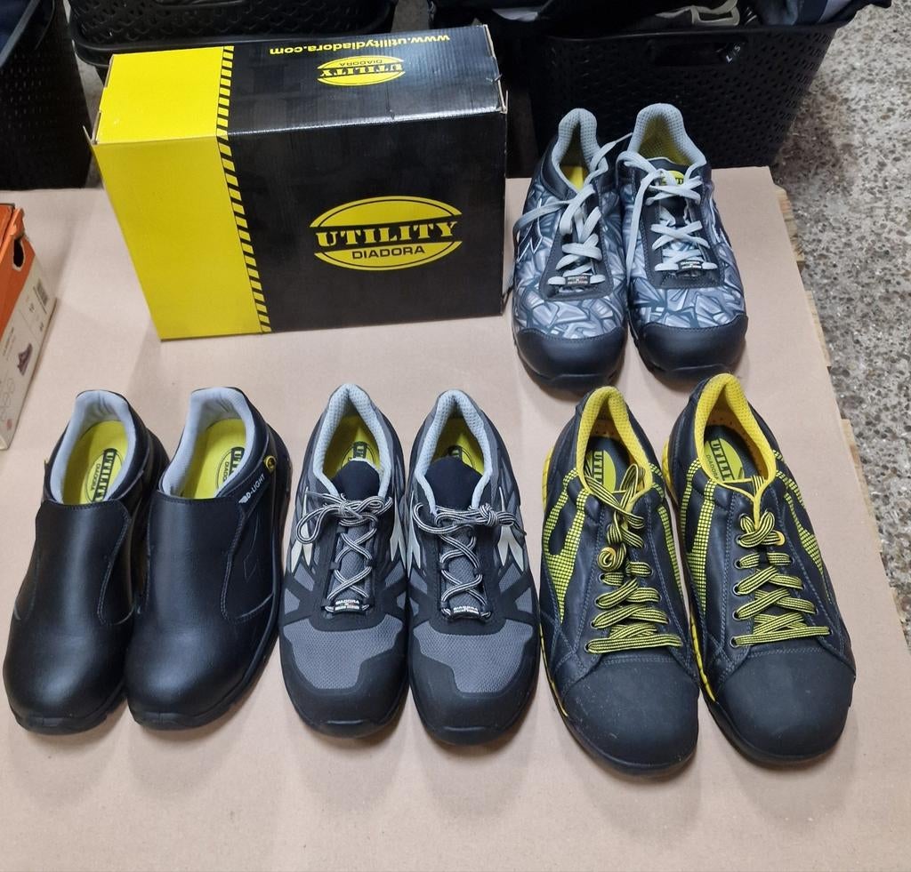 Chaussures de sécurité Diadora, Base, Reebok, Enlèvement