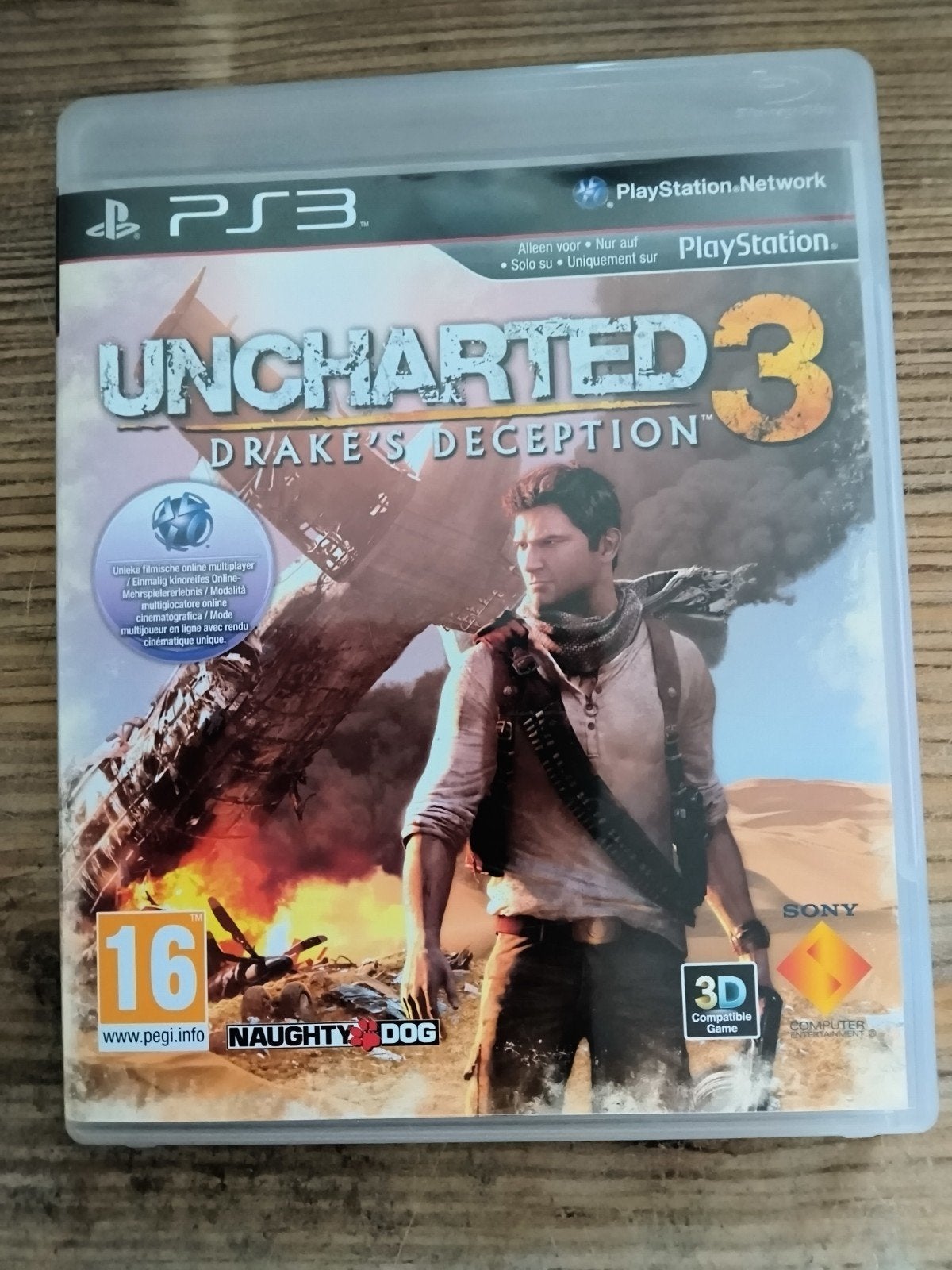 Uncharted 3 Drake's Deception - PlayStation 3, Enlèvement ou Envoi, 1 joueur, Aventure et Action, Comme neuf