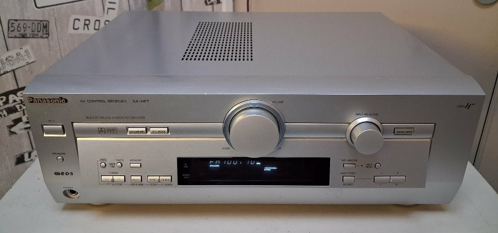 Panasonic SA-HE7 Audio Receiver (5.1 Dolby Digital / DTS), TV, Hi-fi & Vidéo, Ensembles home-cinéma, Enlèvement, Système 5.1, 70 watts ou plus