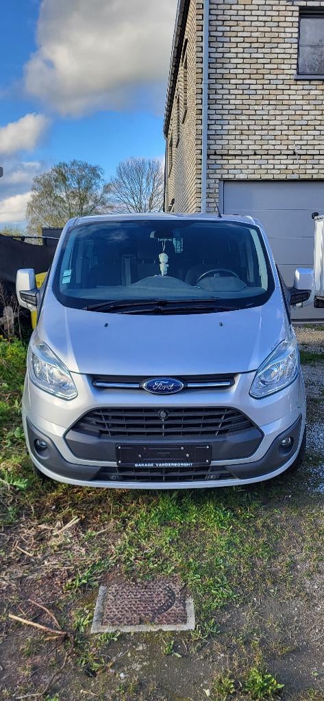 Ford Transit Custom Multi-Use 6 zitplaatsen, Auto's, Voorwielaandrijving, Euro 5, Stof, 4 cilinders