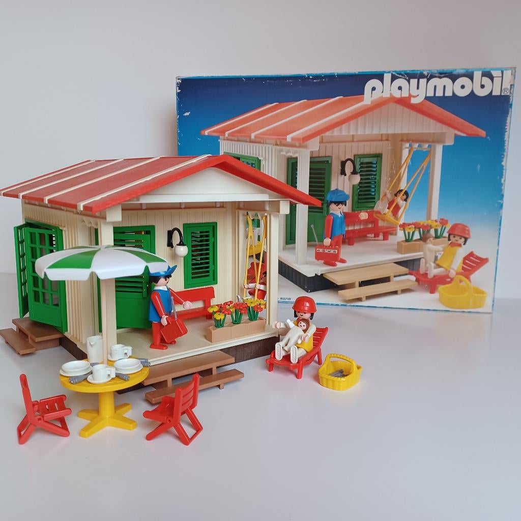 Playmobil 3771, Vakantiehuis/vintage/1987, Kinderen en Baby's, Speelgoed | Playmobil, Ophalen, Gebruikt, Complete set
