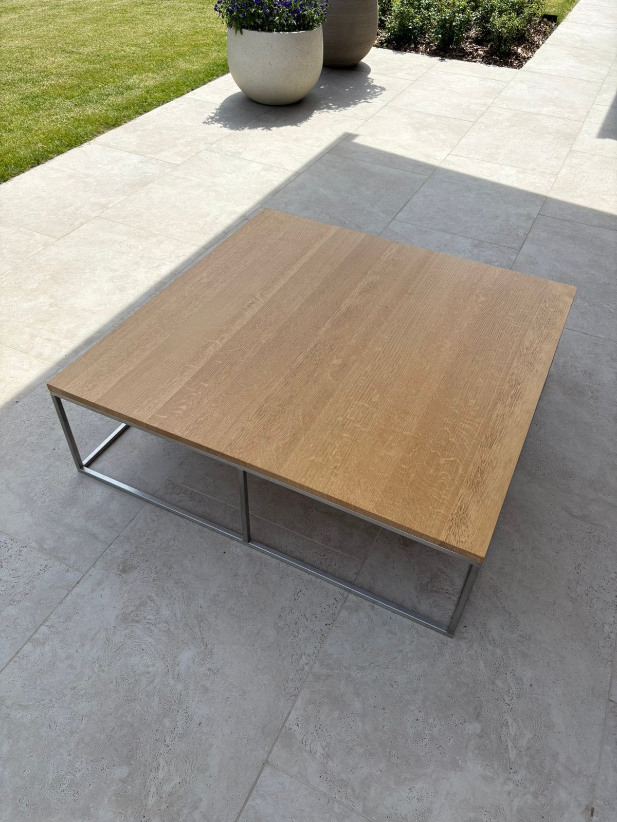 Table basse en chêne, Enlèvement, Comme neuf, Chêne