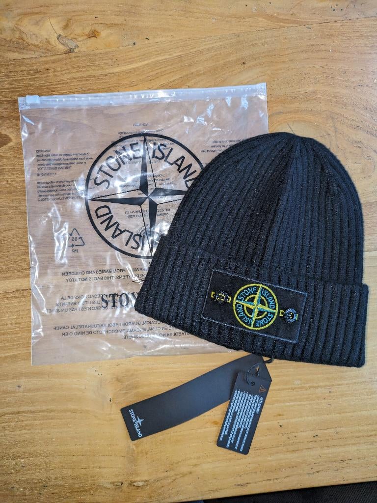 Stone Island muts zwart, Stone island, Verzenden, Nieuw, Overige maten