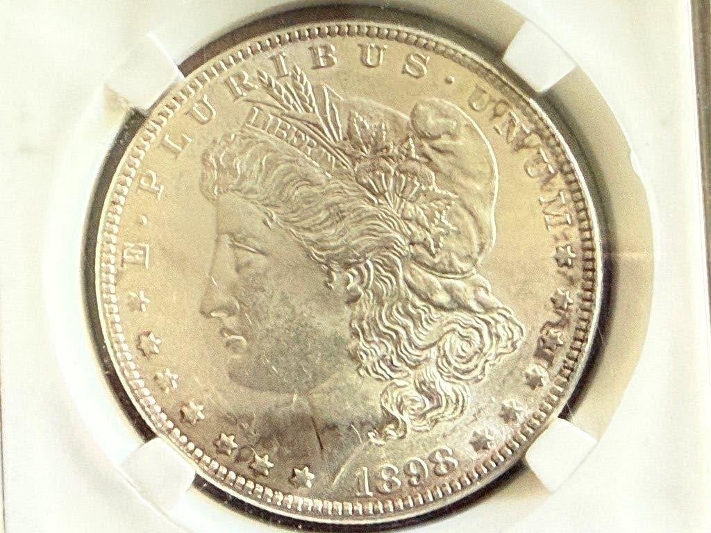 Morgan dollar 1898 zilver, Verzenden, Zilver